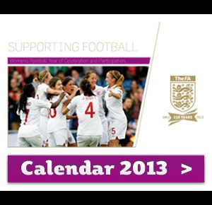 Women's Football Calendar 2013
